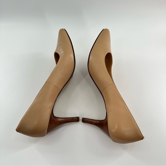 Cole Haan womens heels size 8 tan leather pointy toe stilettos - Picture 5 of 13